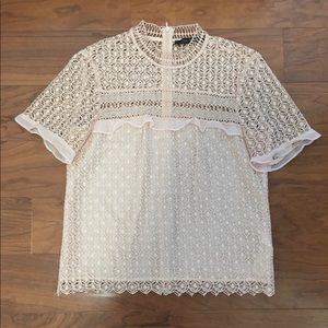 Zara crochet top size small